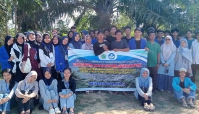 Mahasiswa Universitas Samudra Revitalisasi Tambak Pascabanjir Di Aceh Tamiang