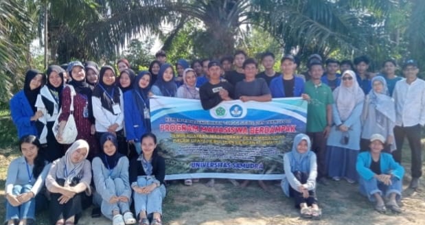 Mahasiswa Universitas Samudra Revitalisasi Tambak Pascabanjir Di Aceh Tamiang