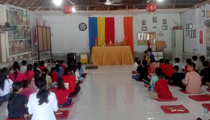 Usai Libur Imlek, Sekolah Minggu Buddha Purnama Satya Dharma Paluh Sibaji Kembali Belajar Mengajar