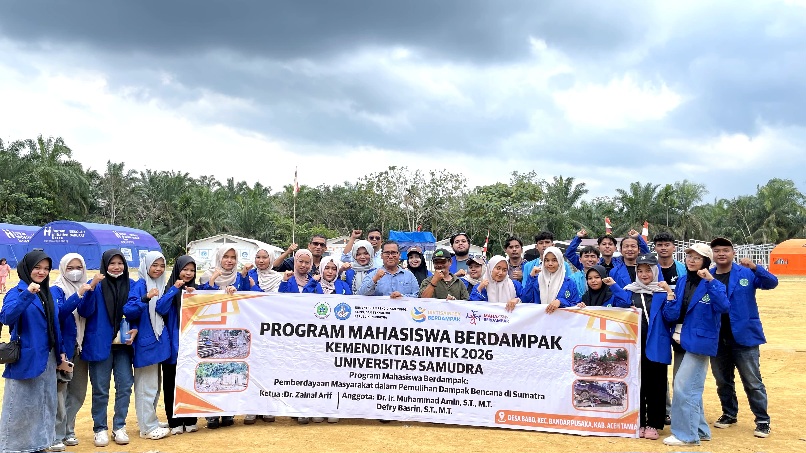 LDF Al-Hadid Universitas Samudra Bangun Sistem Air Bersih Hybrid Energi Surya Di Desa Babo