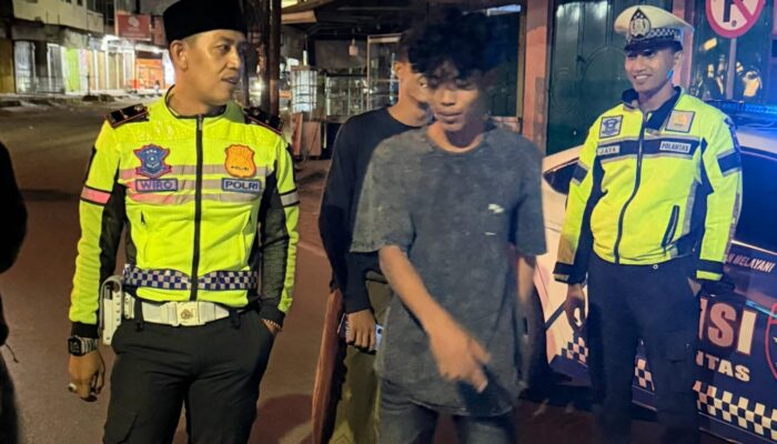‘Balap Lari Liar’ Dibubarkan, Satlantas Polres Abdya Tegaskan Jalan Umum Bukan Arena Adu Nyali