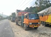 Polda Sumut Amankan Dua Ekskavator Tambang Emas Ilegal Madina