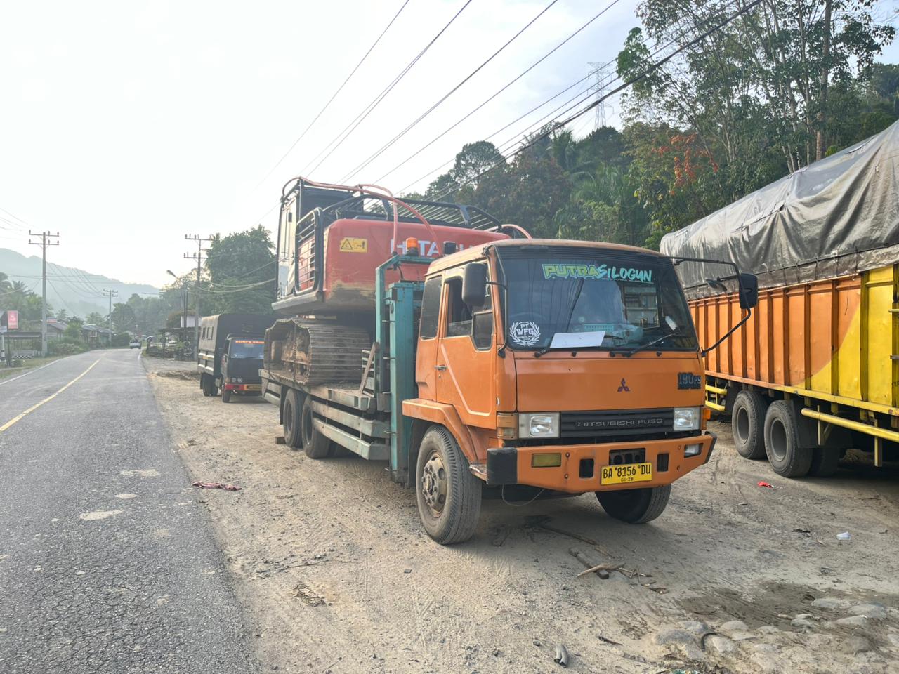 Polda Sumut Amankan Dua Ekskavator Tambang Emas Ilegal Madina