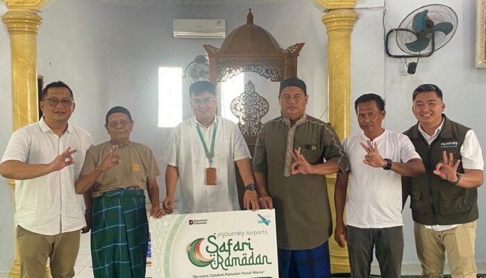 PT Angkasa Pura Indonesia Regional III Salurkan Bantuan Untuk Dua Masjid di Beringin