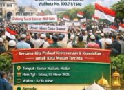 Besok, Aliansi Umat Islam Kota Medan Gelar Aksi Damai Dukung SE Wali Kota