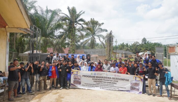 Himpunan Mahasiswa Teknik Mesin Unsam Pulihkan Layanan Dasar dan Penghidupan Warga Batang Ara