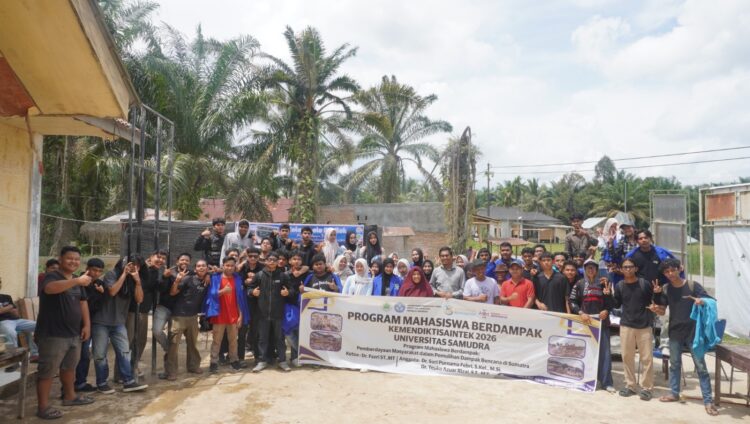 Himpunan Mahasiswa Teknik Mesin Unsam Pulihkan Layanan Dasar dan Penghidupan Warga Batang Ara