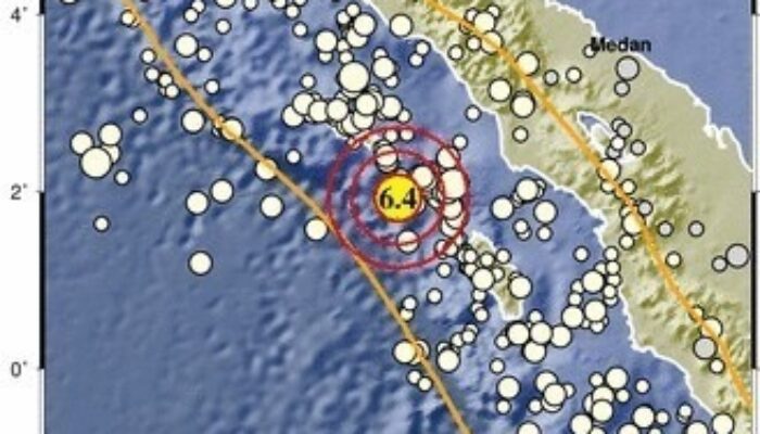 Gempa M6,4 Guncang Sinabang, Simeulue Tak Berpotensi Tsunami
