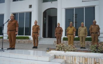 Sekda Asahan Pimpin Apel Gabungan