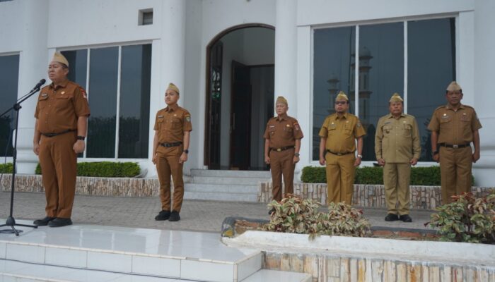 Sekda Asahan Pimpin Apel Gabungan