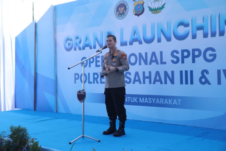 Wakapoldasu Resmikan Operasional SPPG Polres Asahan