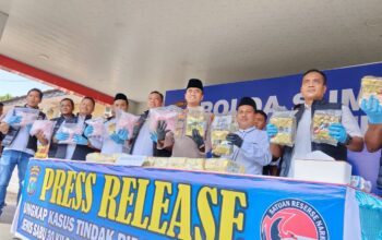 Polres Labuhanbatu Ciduk 2 Kurir Sabu 31,5 Kg dan 30.000 Ekstasi