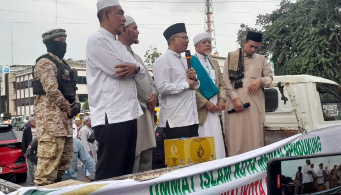 Seribuan Umat Islam Ikuti Aksi Damai Dukung SE Wali Kota Soal Penataan Daging Non Halal