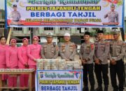 Polres Tapteng Berbagi Takjil Berbuka Puasa Kepada Masyarakat Dan Pengendara