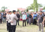 Polres Aceh Singkil Kawal Aksi Demo Desak Pengesahan APBK