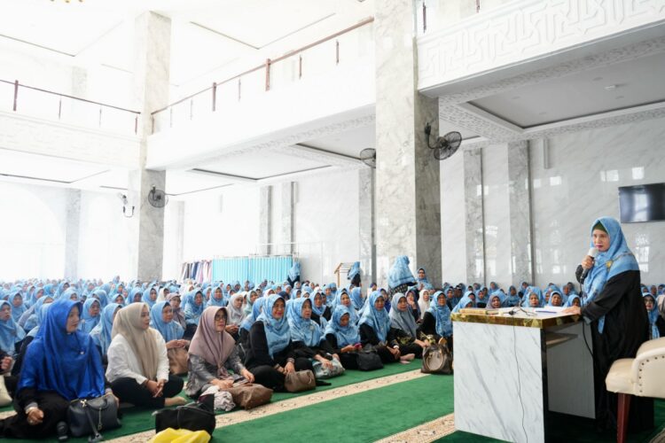 Ketua TP PKK Binjai Hadiri Pengajian Rutin Majelis Ta’lim Dhuha Al-Fatih