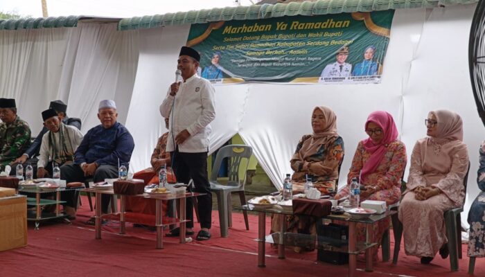 Bupati Sergai Safari Ramadhan Di Desa Wisata Tahu Dan Minta Polisi Redam Peredaran Narkoba