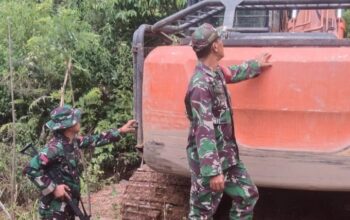 Operasi Dini Hari di Madina, Tim Gabungan TNI/Polri Sita 6 Excavator Tambang Ilegal
