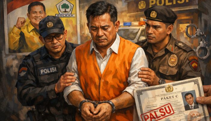 Ikut Pileg Pakai Ijazah Orang Lain, Anggota DPRD Pelalawan Ditahan Polisi