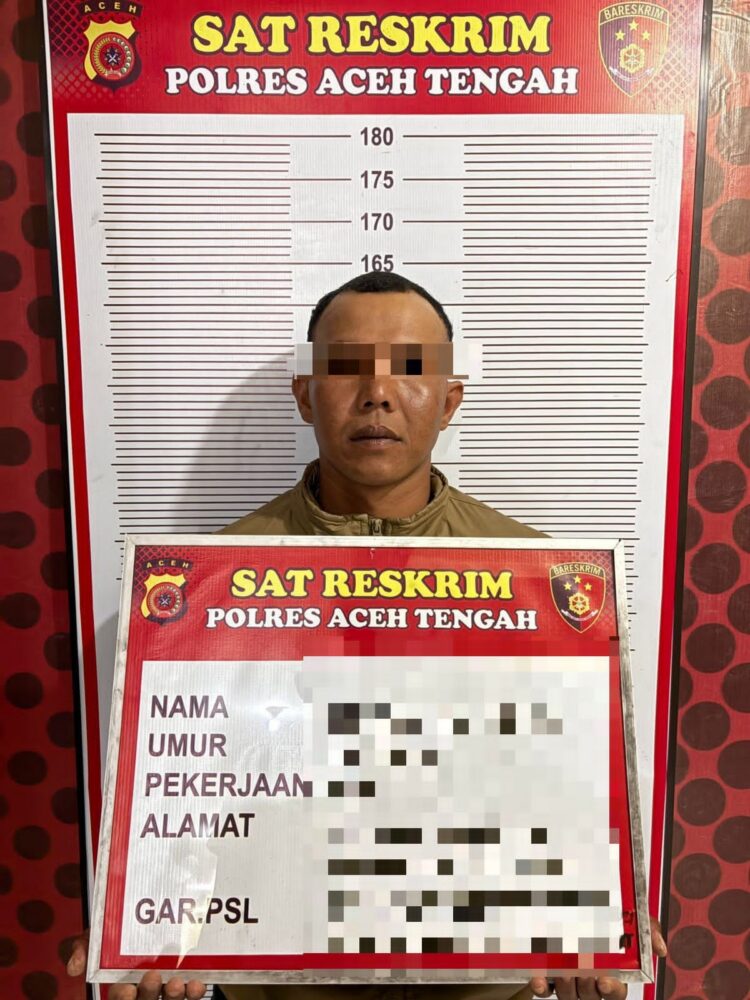 Satreskrim Polres Aceh Tengah Tangkap Pelaku Rudapaksa Anak di Bawah Umur