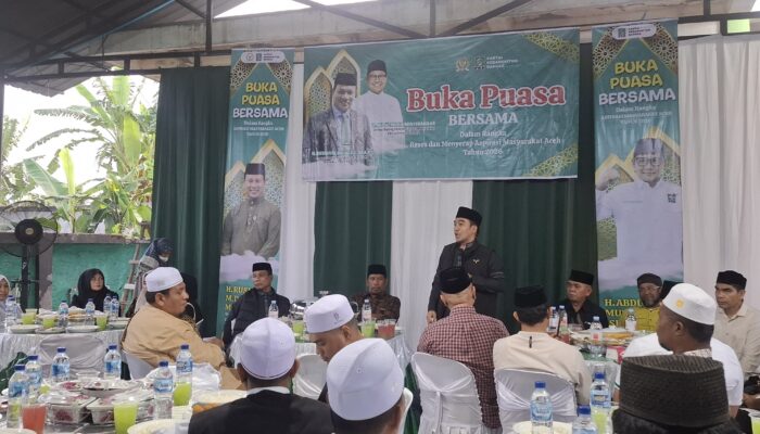 Ribuan Warga Bireuen Termasuk Korban Banjir dan Longsor Buka Puasa Bersama HRD
