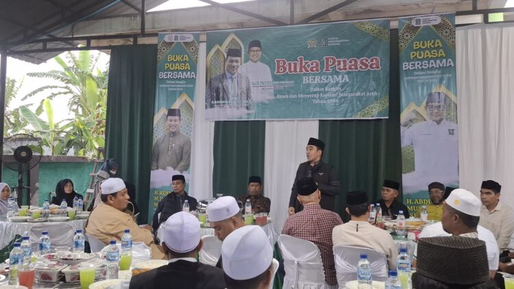 Ribuan Warga Bireuen Termasuk Korban Banjir dan Longsor Buka Puasa Bersama HRD