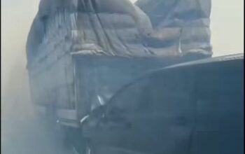 Asap Kebakaran Lahan Tol Binjai-Stabat Picu Kecelakaan