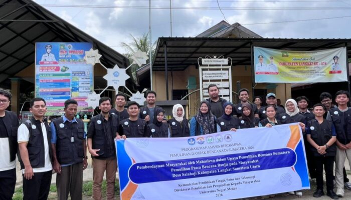 Tiba Di Lokasi Bencana, HMJ Pendidikan Geografi Gelar Sosialisasi Awal Program Mahasiswa Berdampak Di Desa Salahaji