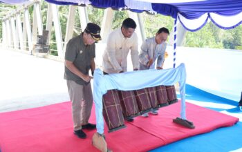 Gubernur Sumut Resmikan Jembatan Rp21,8 Miliar di Pedalaman Tapsel, Bupati Gus Irawan Apresiasi