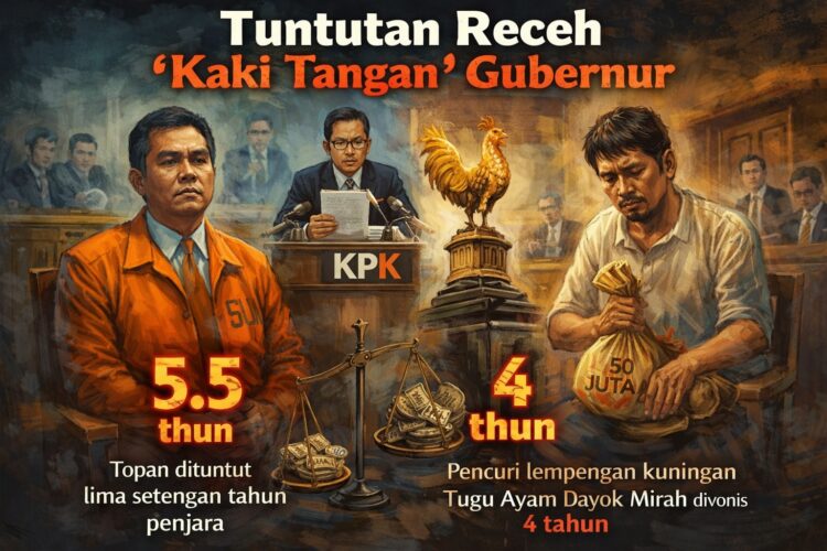Tuntutan Receh “Kaki Tangan” Gubernur