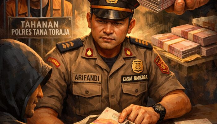 Kasat Narkoba Toraja Per Minggu Dijatah Bandar Narkoba Rp10 Juta