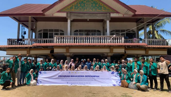 Mahasiswa Lintas Fakultas USK Turun Ke Pidie Jaya, Pulihkan Pascabencana Lewat Edukasi Peningkatan Kesehatan Dan Ekonomi masyarakat