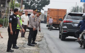 Jelang Ops Ketupat Toba 2026, Kapolres Batubara Pantau Jalan Rusak Dan Stok BBM