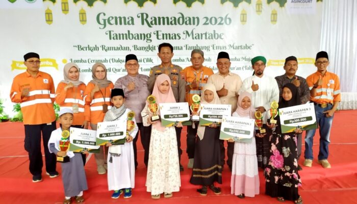 Gema Ramadhan 2026 Tambang Emas Martabe Diwarnai Perlombaan, Ini Pemenangnya