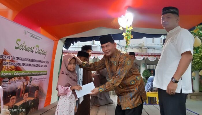Poskorda Muhammadiyah Langsa Gelar Buka Puasa Bersama PWM Aceh Dan Santuni Yatim