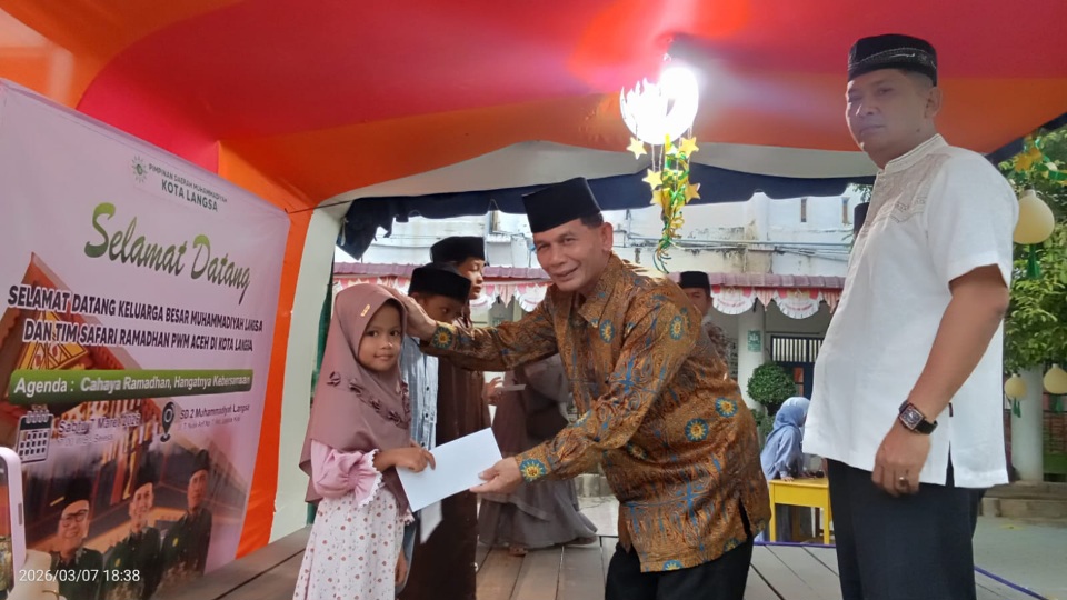 Poskorda Muhammadiyah Langsa Gelar Buka Puasa Bersama PWM Aceh Dan Santuni Yatim
