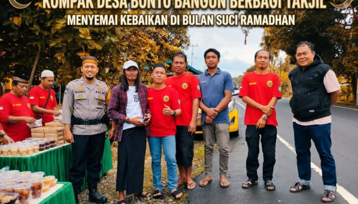 Ramadan Penuh Kepedulian: Komunitas Kompak Bontobangun Berbagi Ratusan Takjil di Jalur Bulukumba–Sinjai