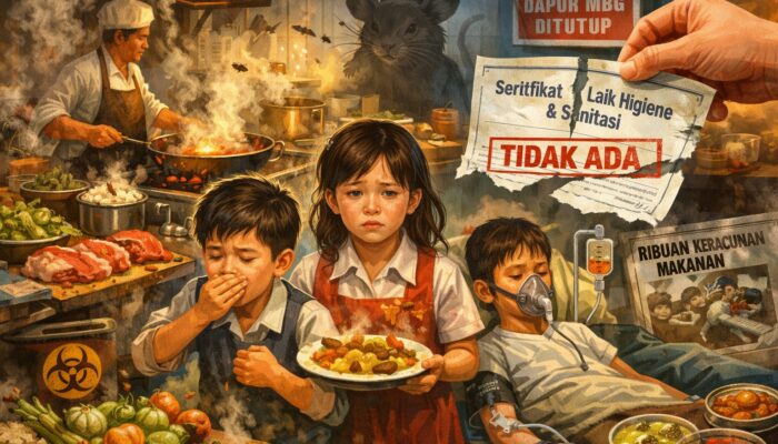 Teror Dapur MBG; Ngebul Dulu Higienis Belakangan