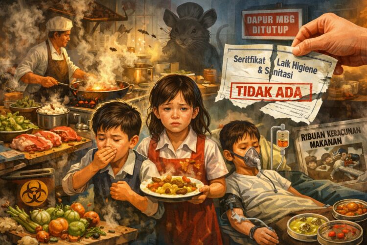 Teror Dapur MBG; Ngebul Dulu Higienis Belakangan