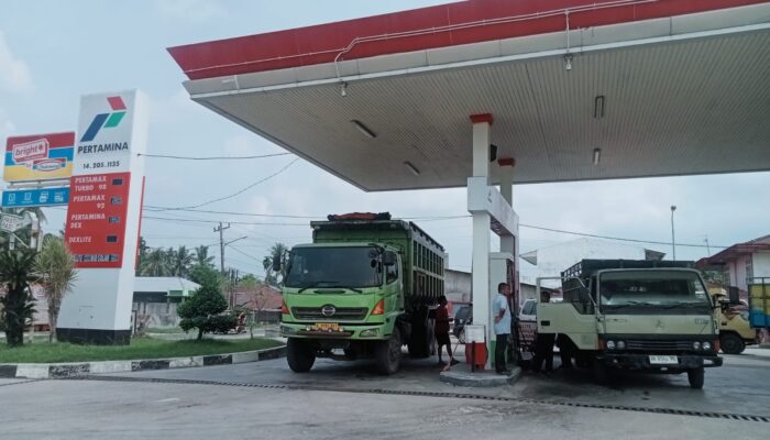 Antrean BBM di SPBU Sidodadi Beringin Mulai Normal