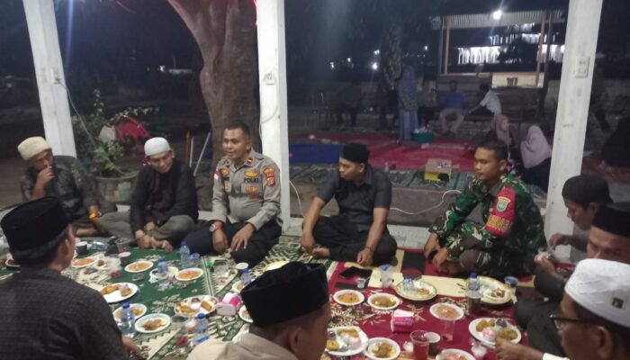 Pererat Silaturrahmi, Polsek Peureulak Timur Bukber Dengan Muspika Dan Tomas
