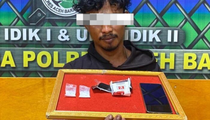 Sempat Kejar-kejaran di Jalan, Polres Abdya Ciduk Mahasiswa Pembawa Sabu