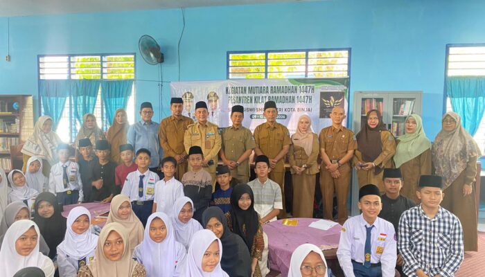 Sekda Buka Kegiatan Mutiara Pesantren Kilat Ramadan bagi Siswa SMP Negeri se-Kota Binjai