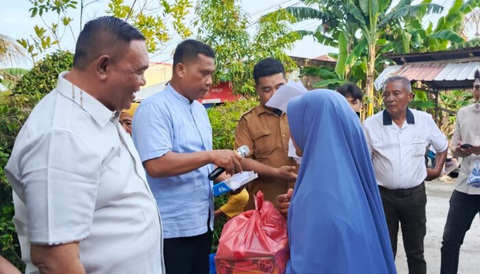 Saat Kunjungan Kerja Masa Reses, Warga Tanjungsari Batangkuis Sampaikan Terima Kasih ke Dahnil Ginting