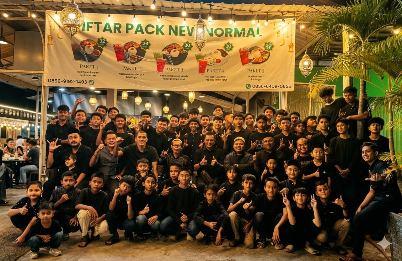 Jong Aceh Soccer School Gelar Buka Puasa Bersama 125 Siswa