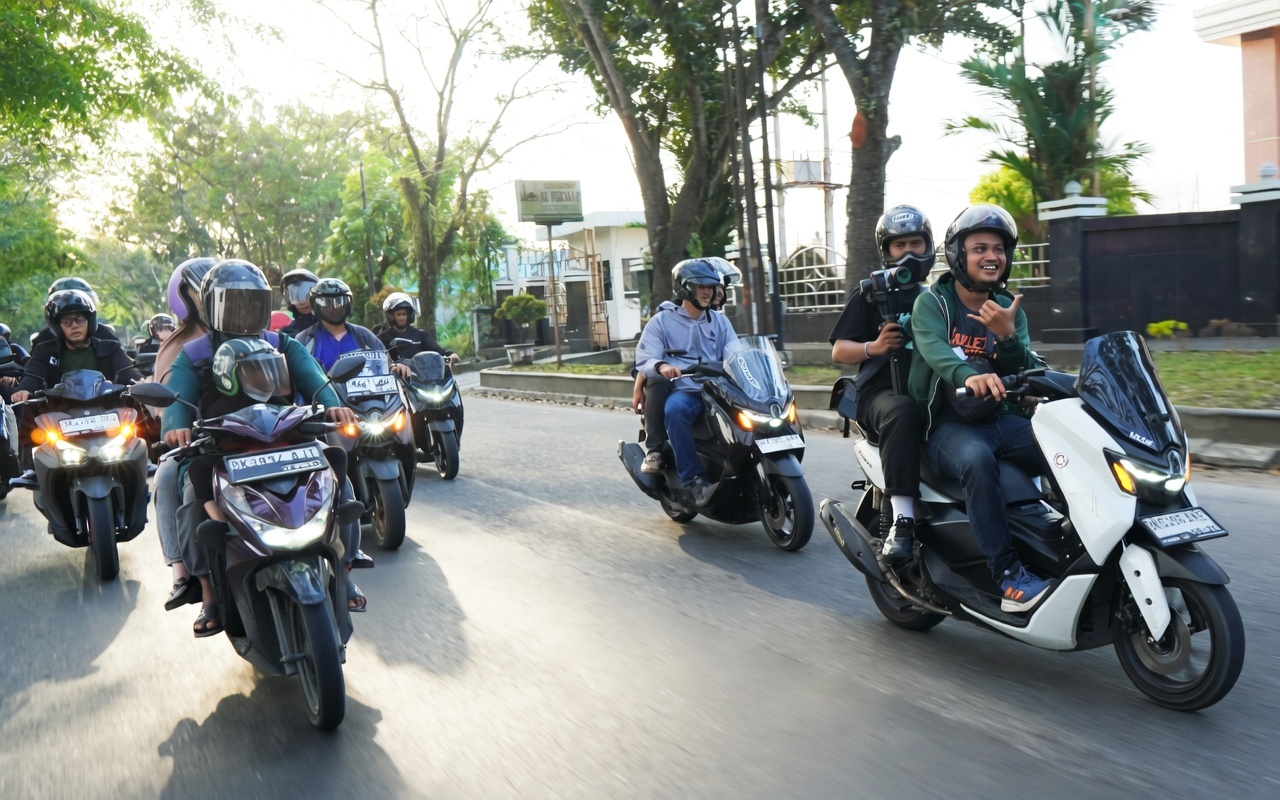 Fitur Yamaha NMAX Turbo Bikin Kagum Peserta Bukber Awak Media Dan Komunitas