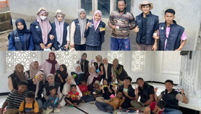 Mahasiswa UBBG Bangun Sumur dan Lakukan Trauma Healing untuk Korban Banjir di Pidie Jaya