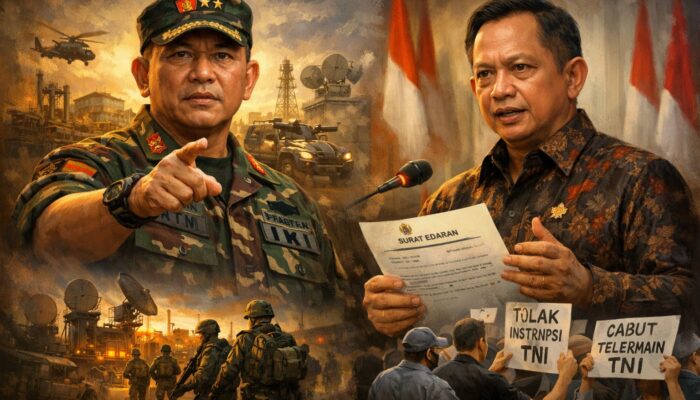 Disorot, Instruksi TNI dan Mendagri
