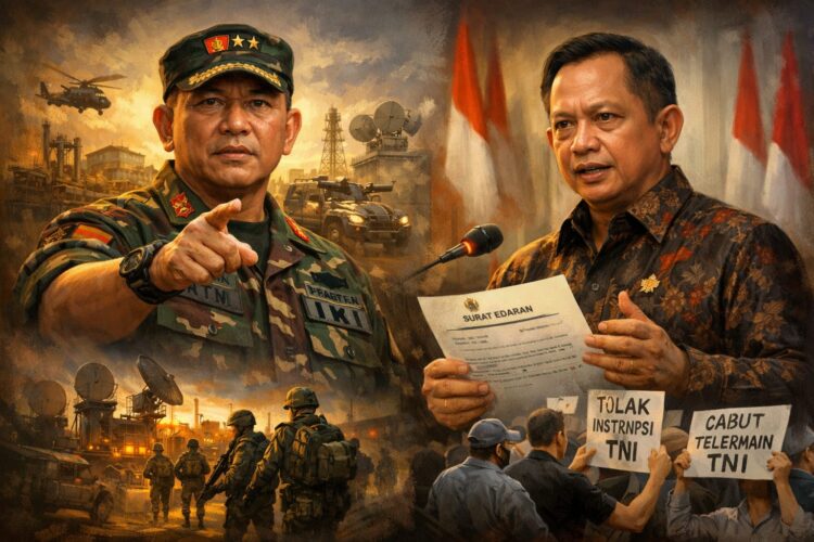 Disorot, Instruksi TNI dan Mendagri