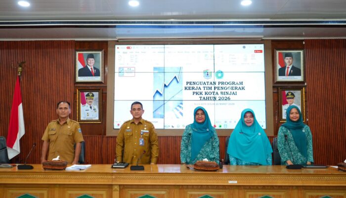 Perkuat Sinergi Program, TP PKK Binjai Rakor Bersama Organisasi Perangkat Daerah